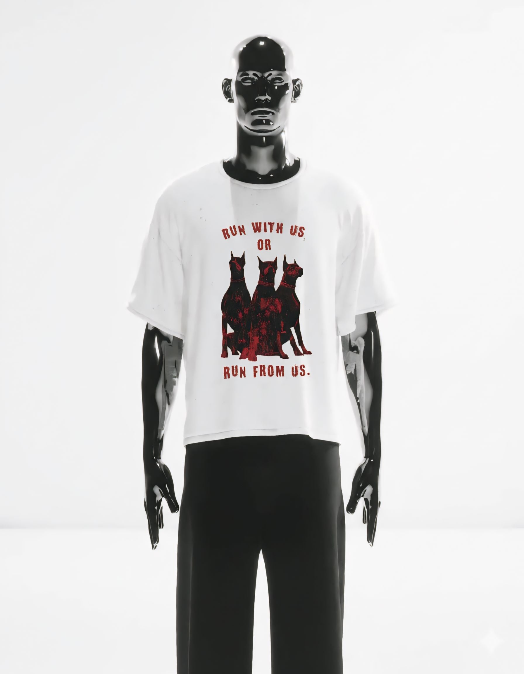 THREE-HEADED SENTENCE T-SHIRT