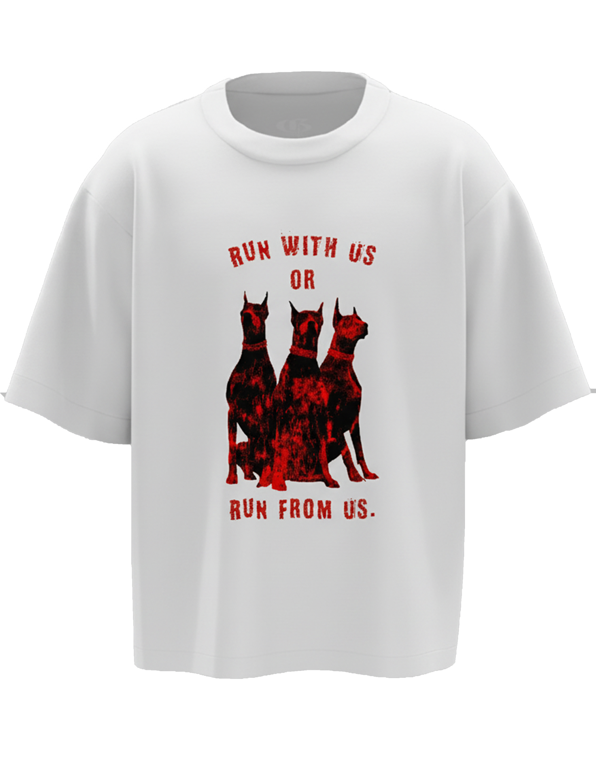 THREE-HEADED SENTENCE T-SHIRT